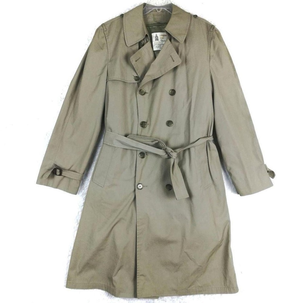 Men's Beige Trench Coat